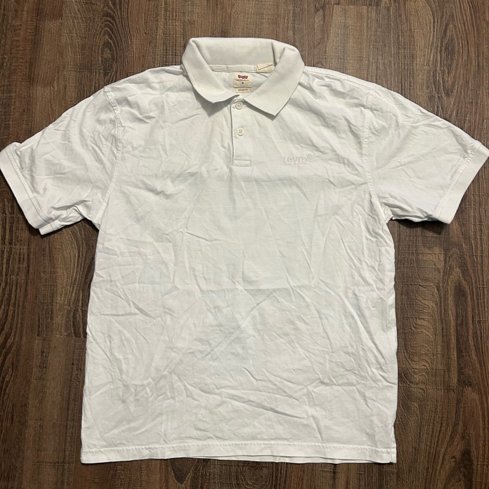 Levi's Classic White Polo Shirt for Men